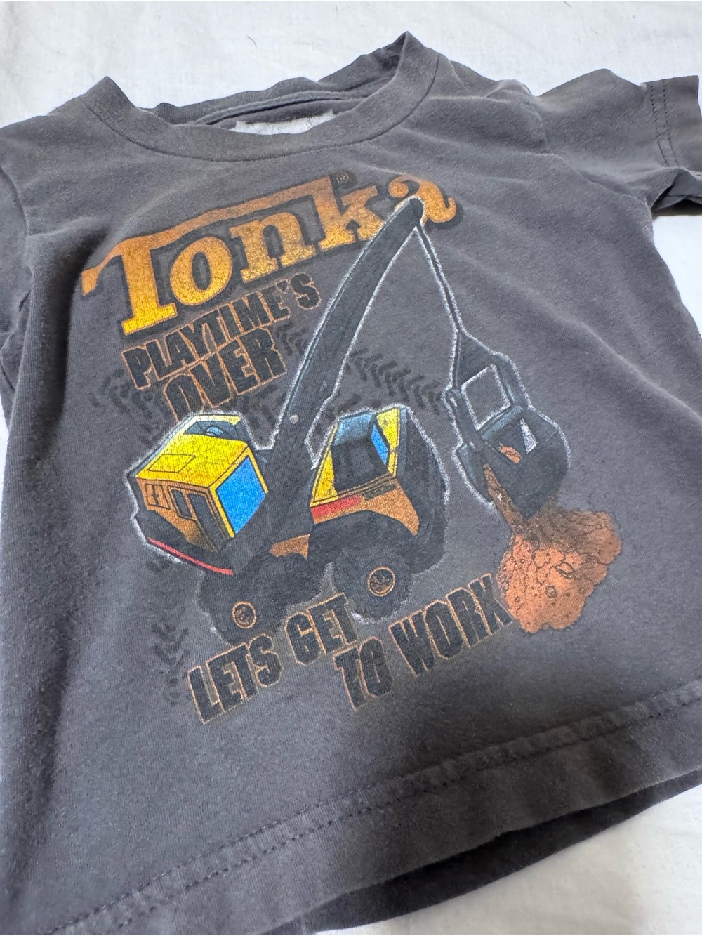 Vintage kids 12 months 18 months boys graphic tee tonka truck t shirt kids VNT